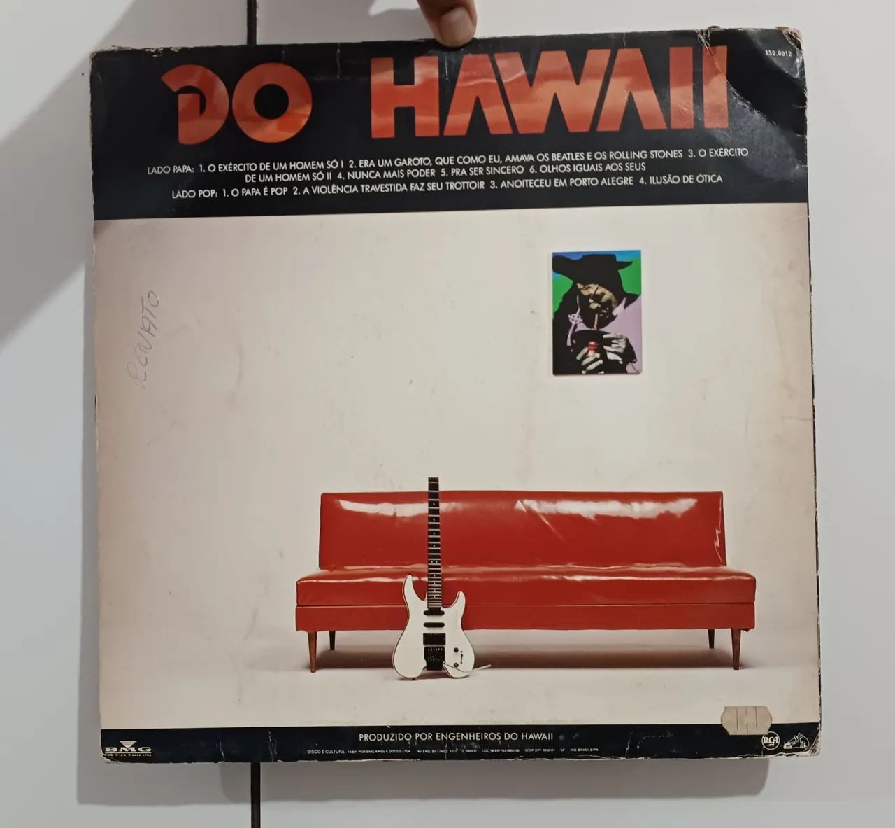 Vinil - Engenheiros do Hawai - O papa é pop - 1990 - Foto 4