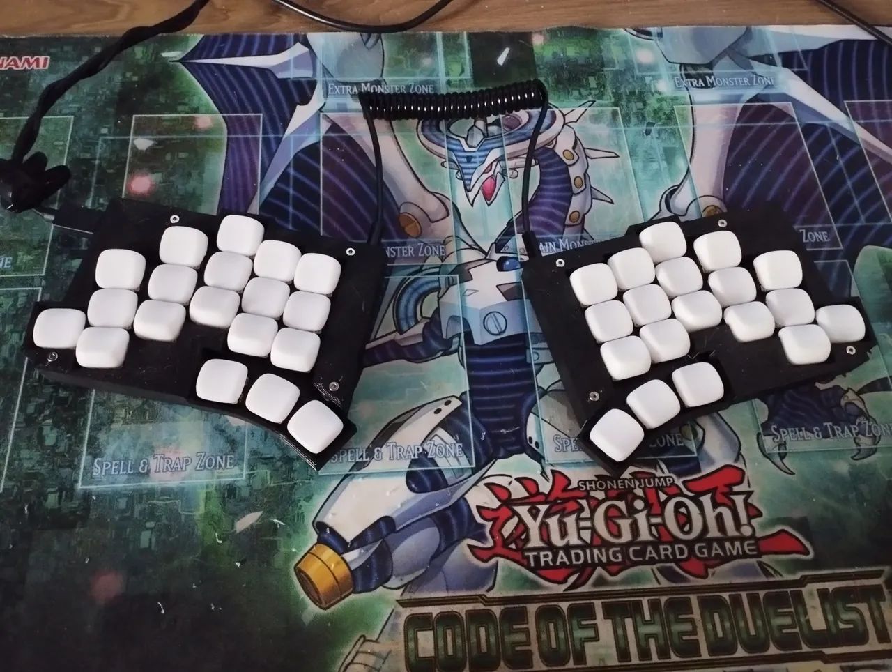 Teclado split ergonômico