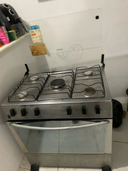 Fogão 4 Bocas com Forno - Usado - Foto 3