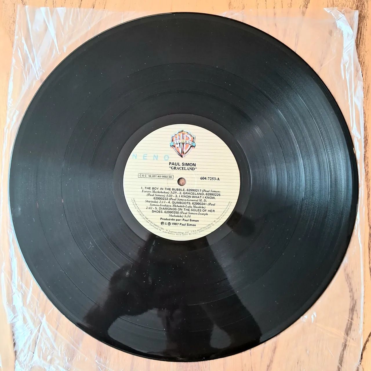 LP de Vinil - Paul Simon - Graceland (1987) - Um Marco da World Music - Ganhador do Grammy - Foto 3