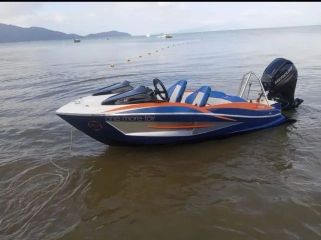 Lancha Xspeed motor mercury 40 HP 4 tempos - Foto 7