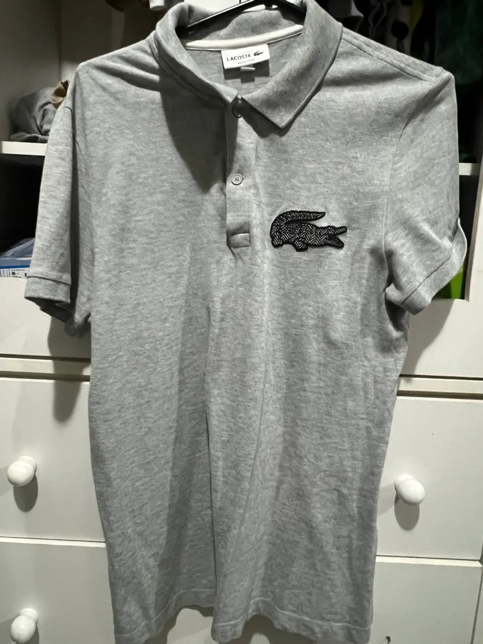 Camiseta Polo Lacoste big croc