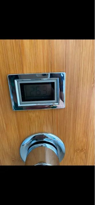 Ducha de teto com painel em bambu - Foto 2
