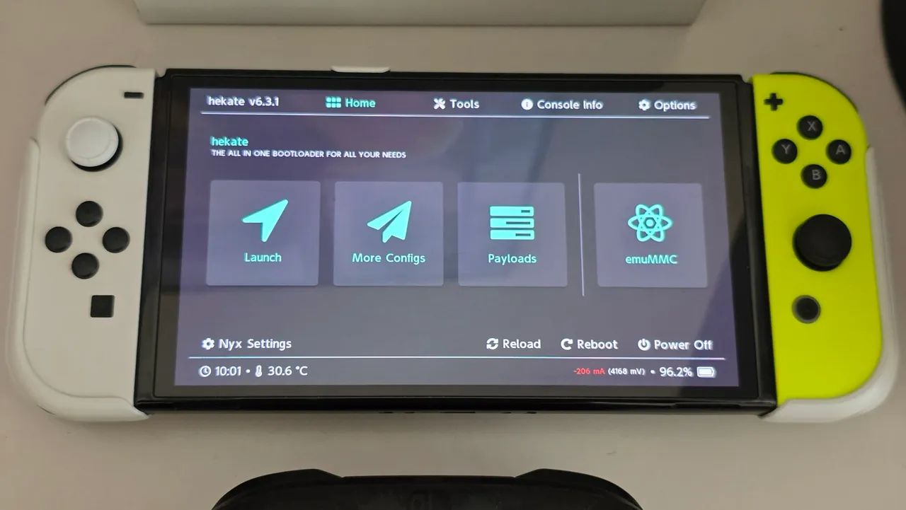 Nintendo Switch OLED Desbloqueado PicoFly Dual Boot - Consoles de