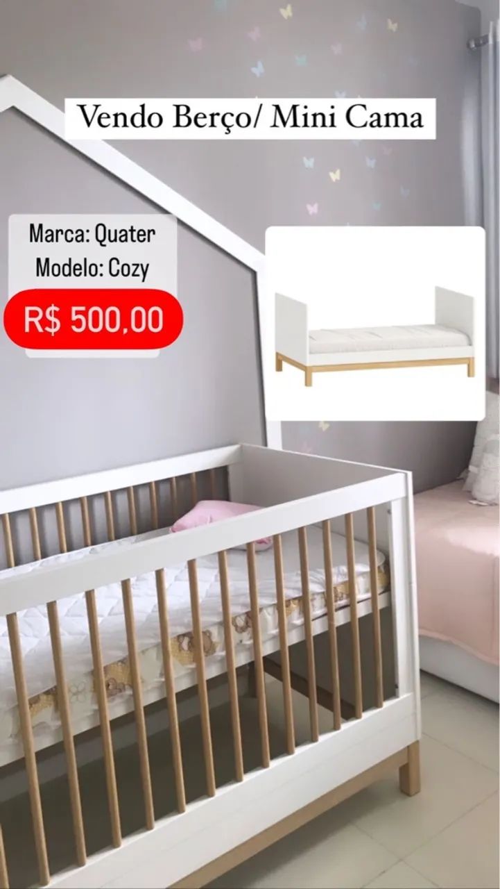 Berço/Mini Cama Quater Cozy