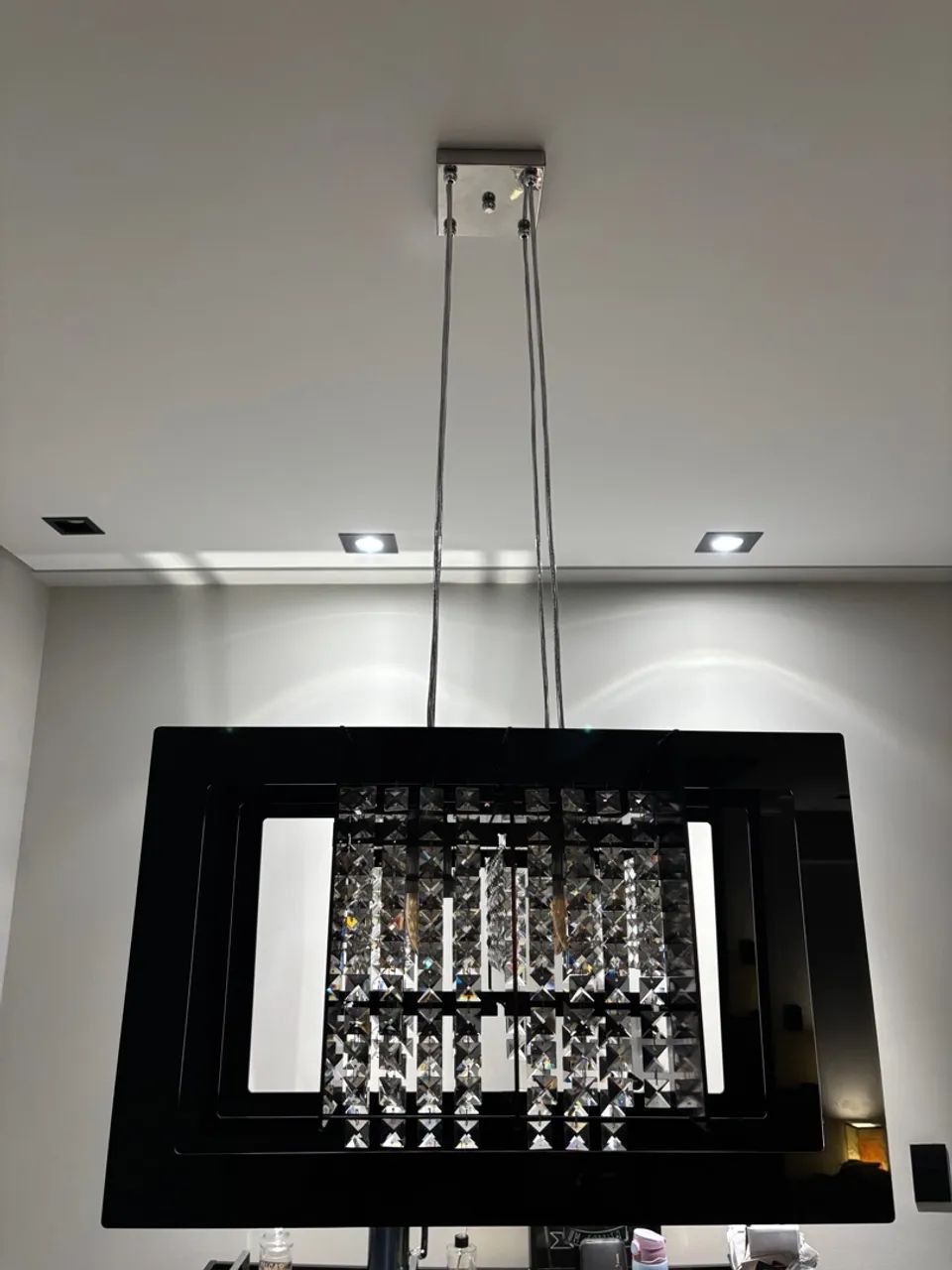 Lustre de cristal moderno e elegante - Foto 4