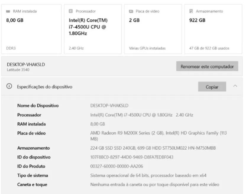 Notebook Dell Latitude 3540 - I7 - 8 Gb - Vídeo Dedicado 2 Gb - Foto 2