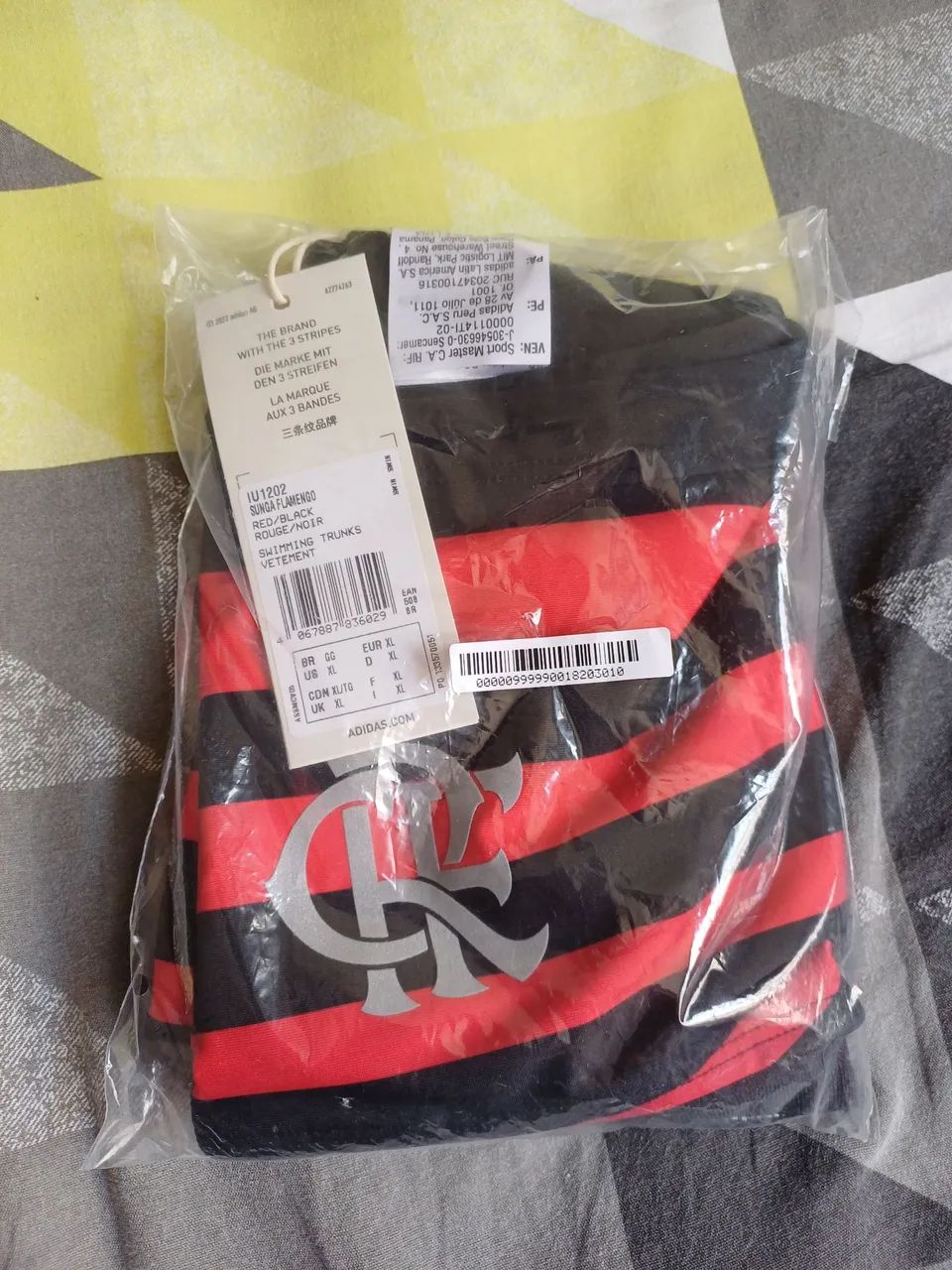 Sunga de praia flamengo original m.g.gg adidas 200 reais tratar com tonhao *. - Foto 5