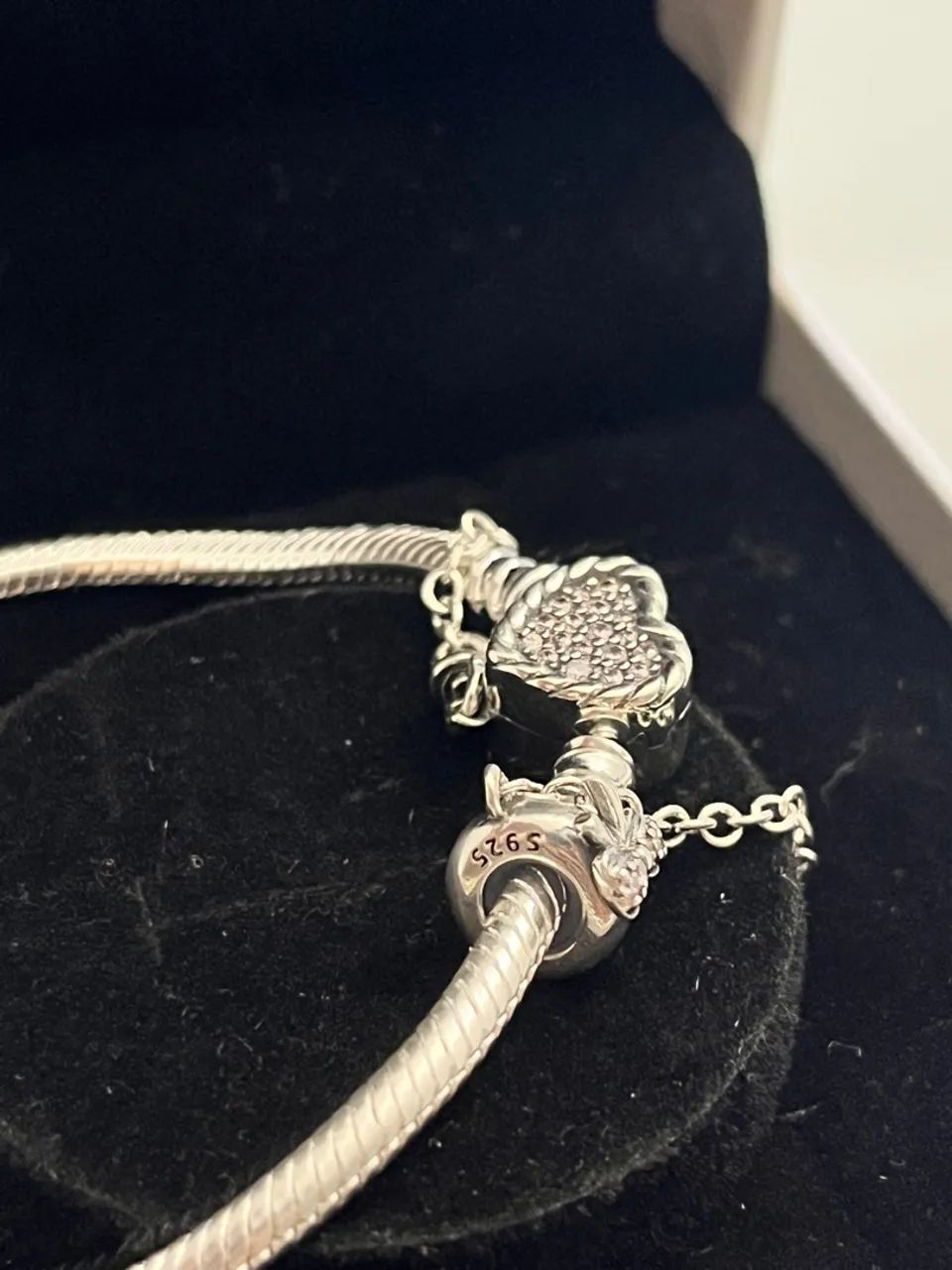 Pulseira Pandora Original com Berloques - Foto 3