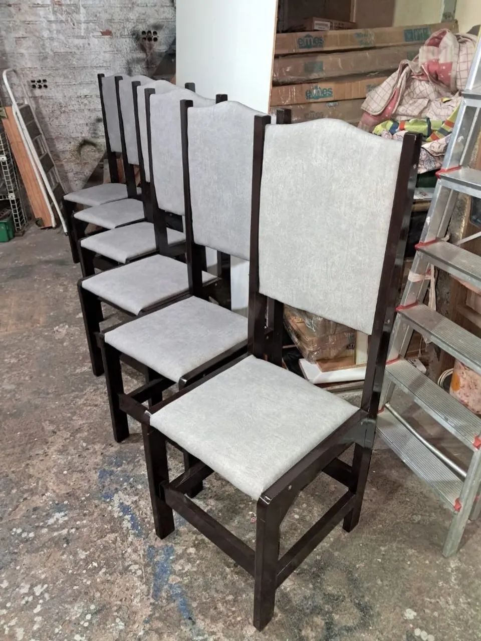 Conjunto de Cadeiras de Jantar Elegantes