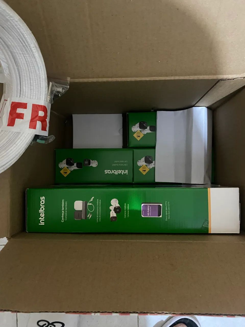 Câmera intelbras 4 canais nova - Foto 2