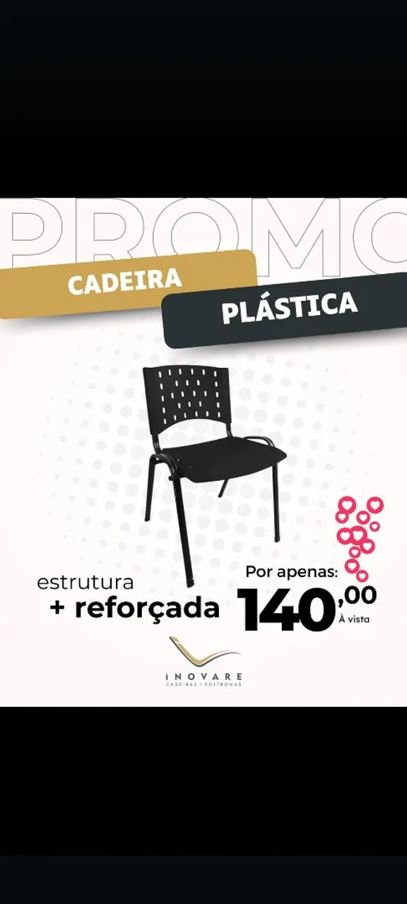 Cadeira Plástica Reforçada - Promoção Imperdível!
