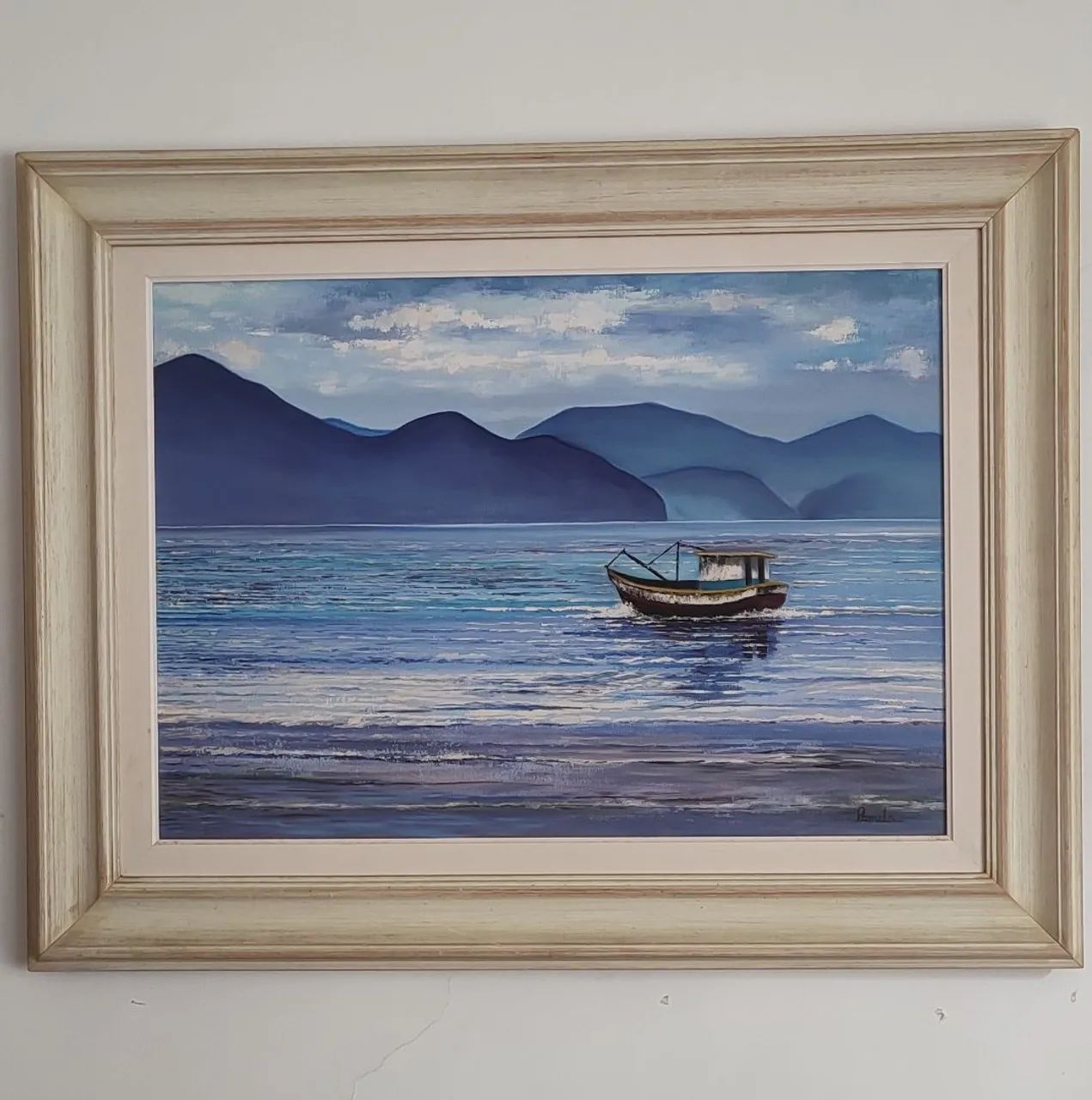 Quadro Mar Azul - Foto 4