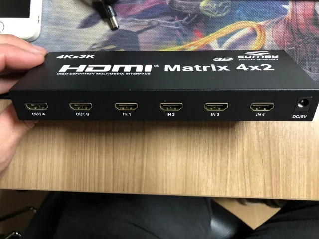 Switch Hdmi 4x2 Switch Splitter 4k