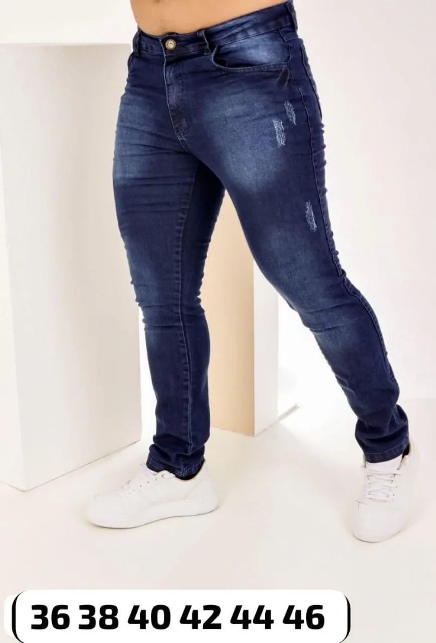 Calça jogger cargo e jeans 