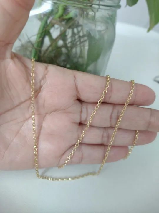Corrente joias folheadas a ouro 18 k momentos em delícias o inesquecivel? 