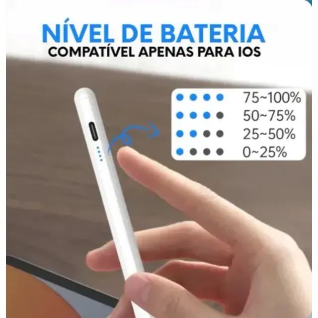 Caneta Touch Screen Tomate MIP-007 Ponta Fina Magnética IOS - Foto 3