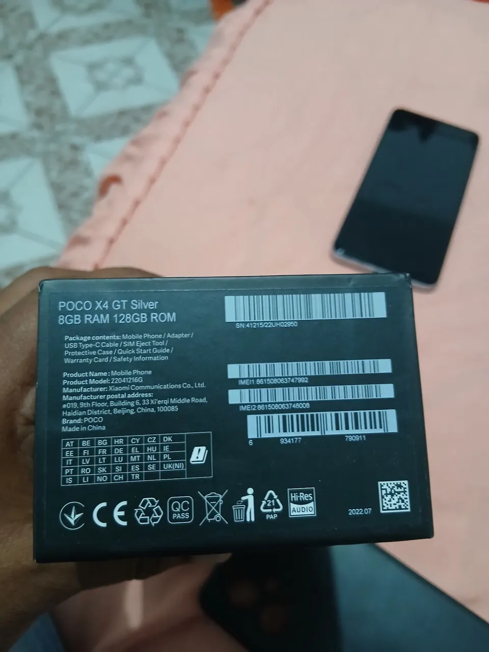 Poco x4 gt 128gb