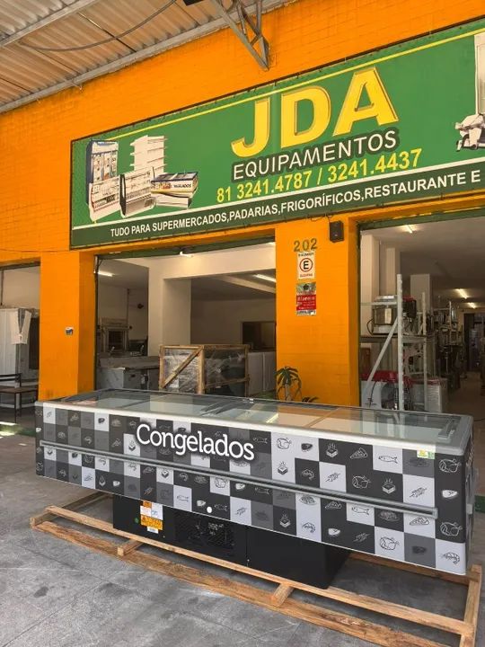 Ilha dupla ação - freezer - marca fricon - tamanho 3,00x0,80- 2 anos garantia 