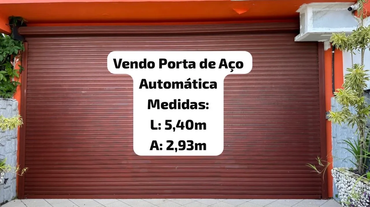 Porta de Aço Automática para Comércio