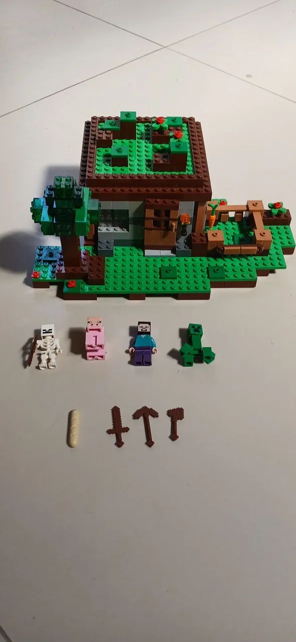 Lego Minecraft - Primeira casa