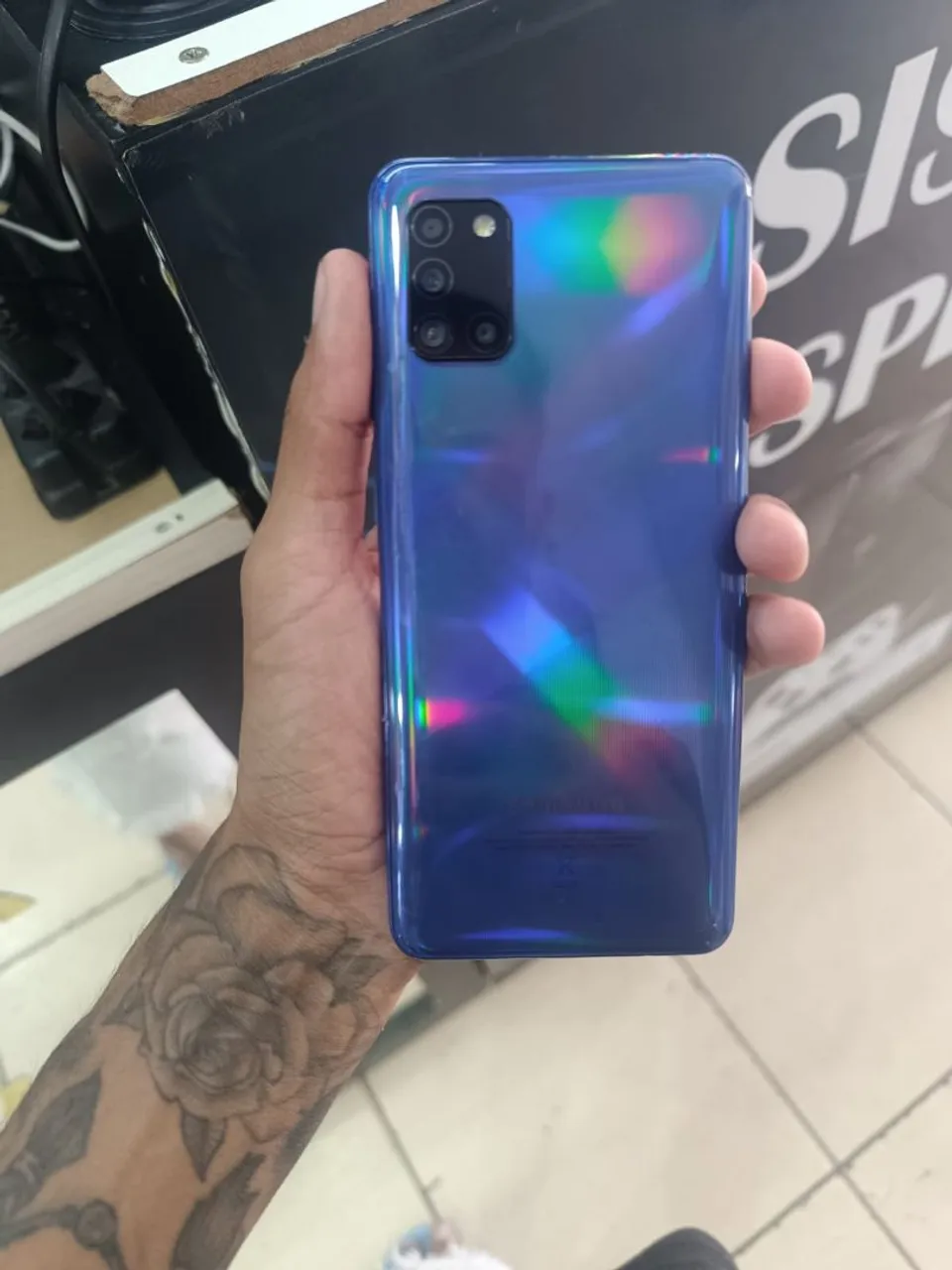 Samsung Galaxy A31 - Azul - Câmera Tripla