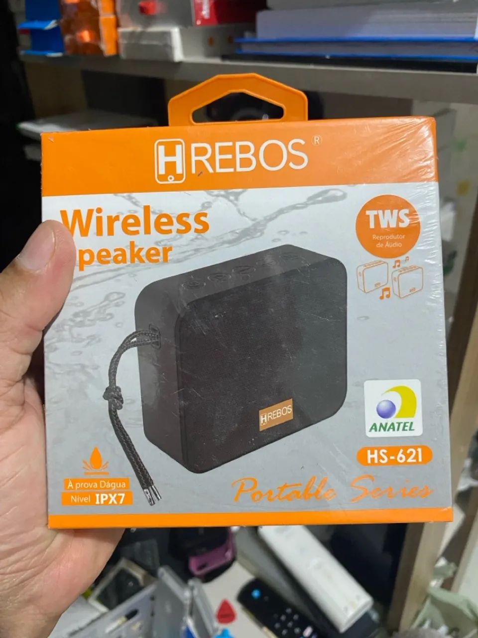 Mini Caixa de Som Wireless HREBOS HS-620 - TWS e IPX7 - Foto 2