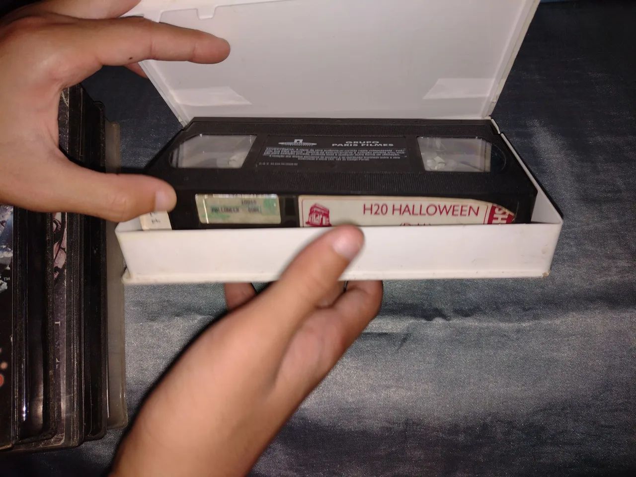 Vhs fita de vídeo Halloween H20 dublado - Foto 4