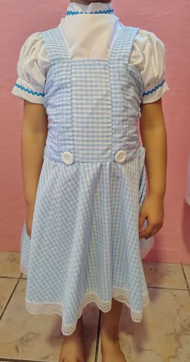 Fantasia infantil (figurino) completa da Dorothy, de O Mágico de Oz.<br> - Foto 2