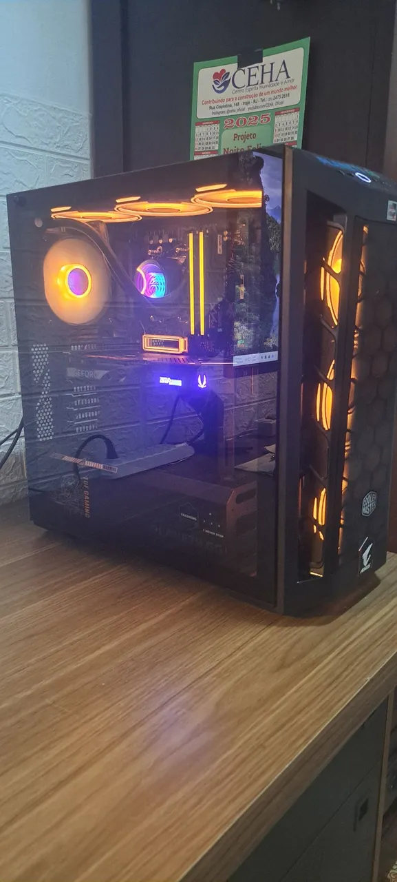 PC Gamer Top de Linha com Iluminação RGB