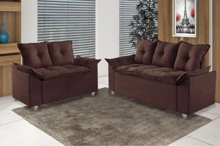 Sofás de 2 e 3 lugares - Conforto e Estilo para sua Sala