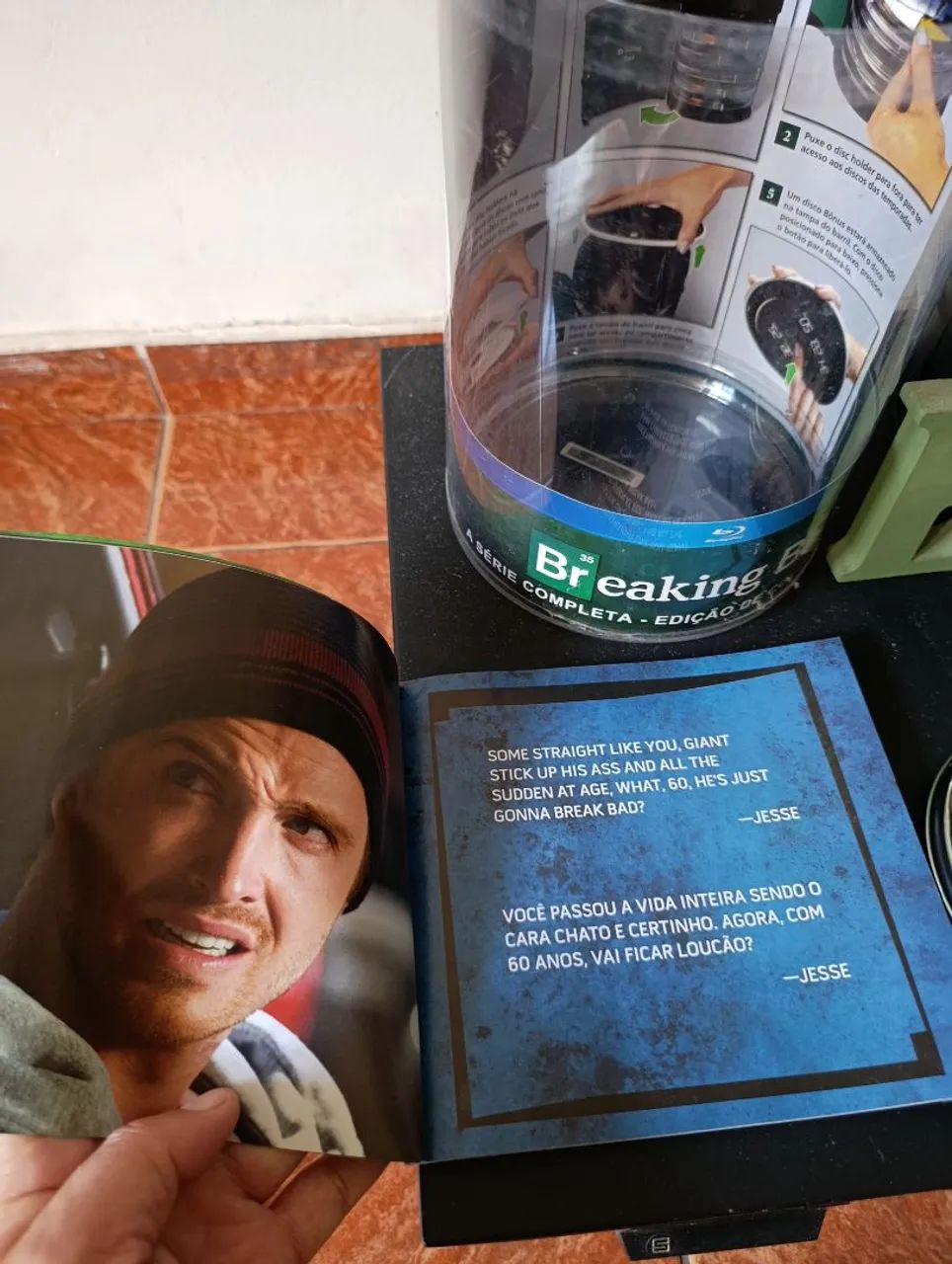 Blu-ray Box Ed Brasileira Barril Breaking Bad  - Foto 5