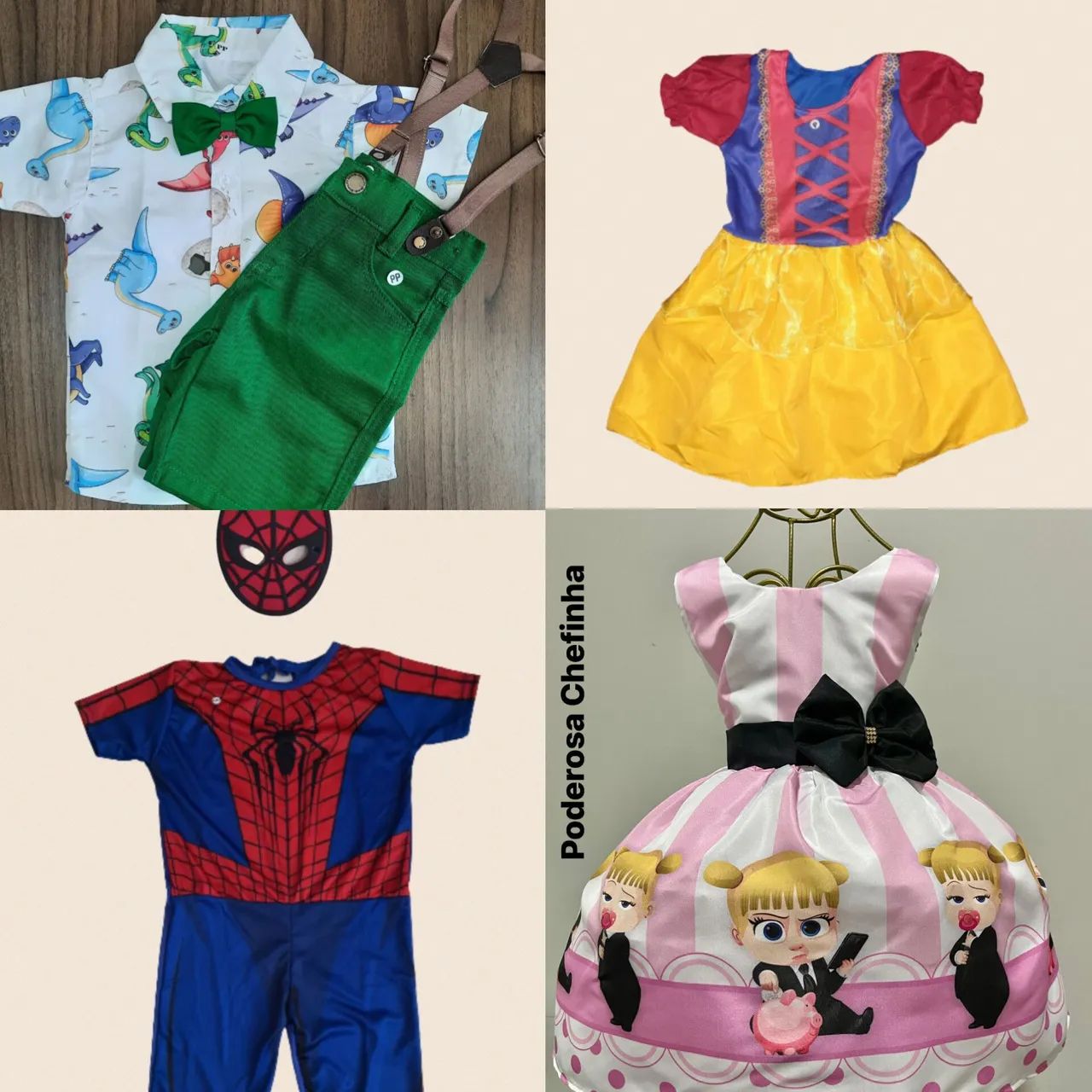 Roupas Temáticas Infantis!