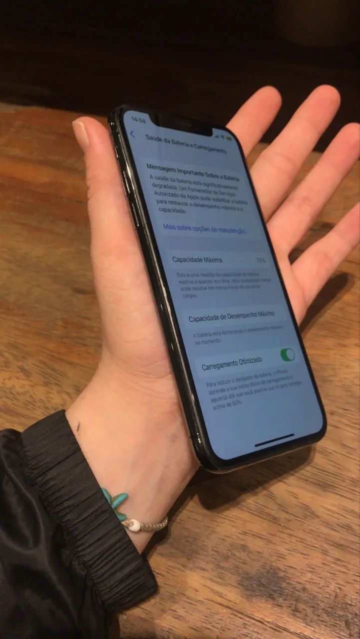 iPhone X 64GB Preto - Troco por iPhone 7 ou 8 Plus ou R$800 - Foto 5