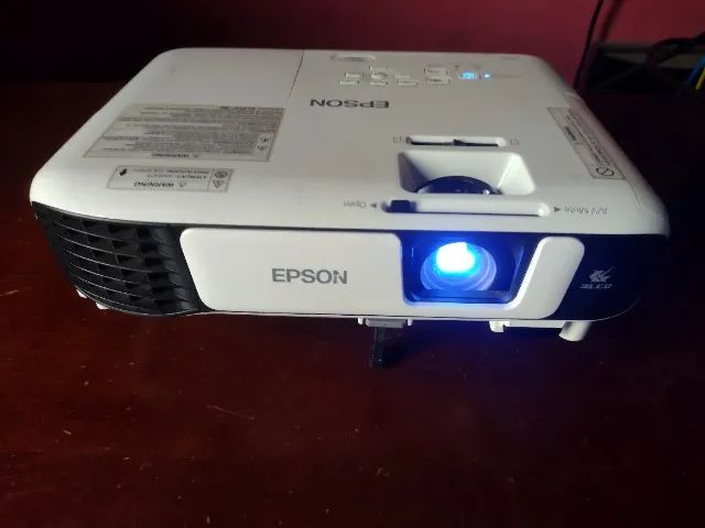 PROJETOR EPSON POWERLITE X41+ H843A-3600 lumens-Conectividade Wireless- super novo