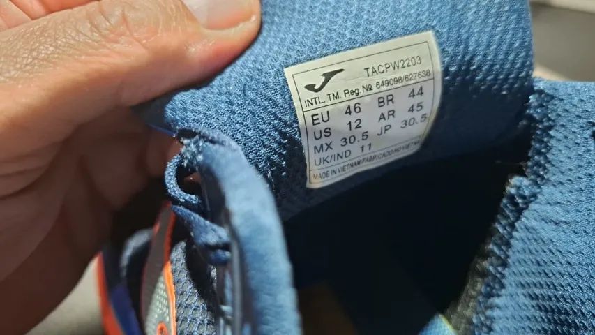Tênis Joma Ace Pro Clay - Saibro - Marinho Azul e Coral - BR 44 - Foto 4
