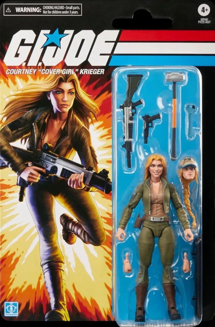 Cover Girl Retro Cardback Gi Joe Classified - Lacrado