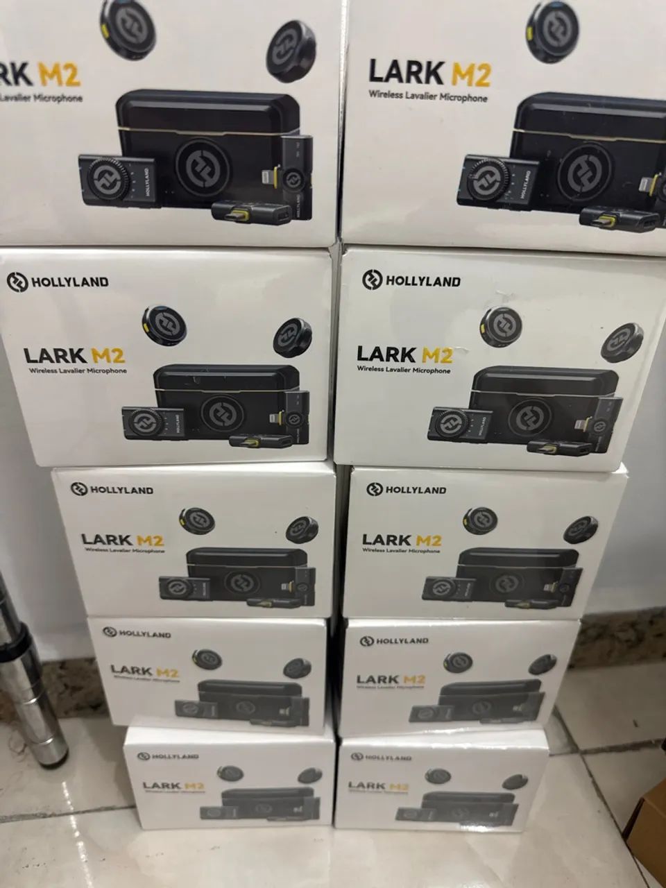 Microfone Lapela Wireless Hollyland Lark M2 - Foto 5