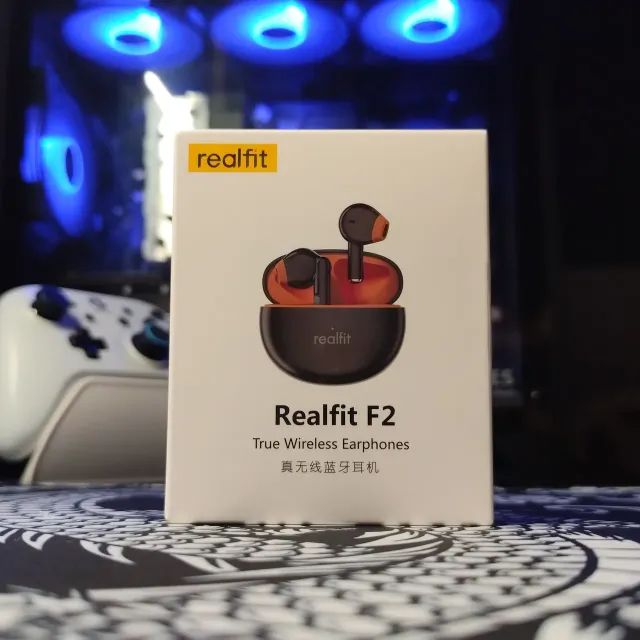 Realfit F2 Disponível nas cores (PRETO E ROXO) - Fones de Ouvido True Wireless - Foto 2