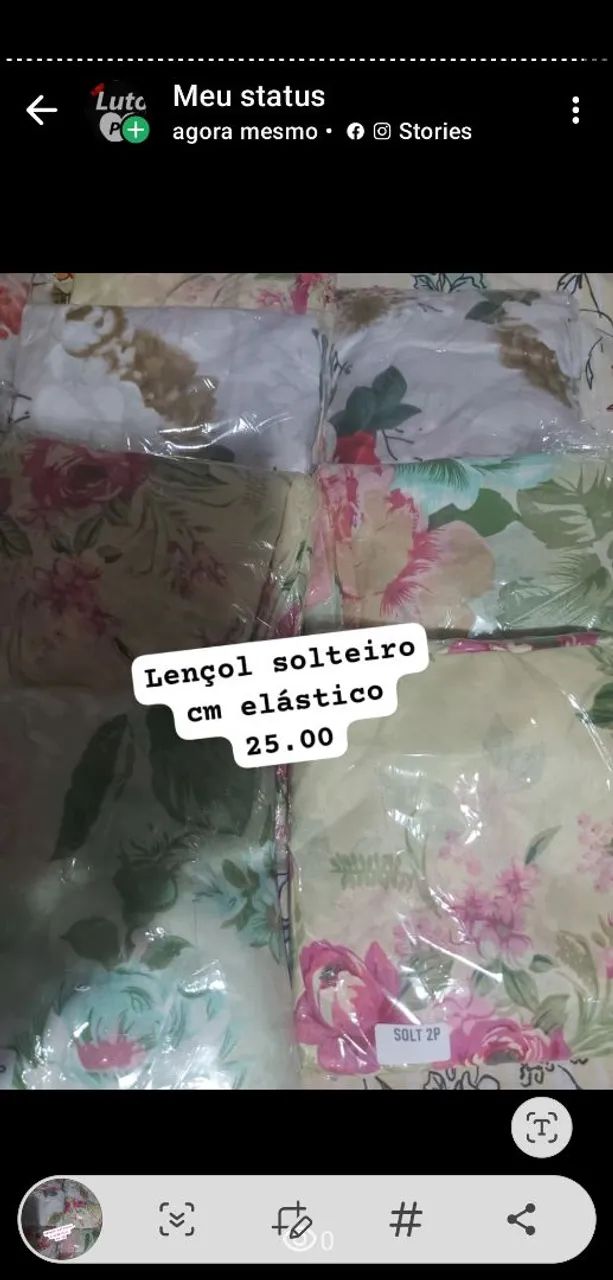 Lençol solteiro c elástico 1fronha tecido  Microfibra 170 fios - Foto 3