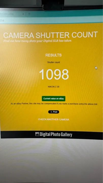 Câmera Nikon Z30 Mirrorless Em Ótimo Estado - Foto 3