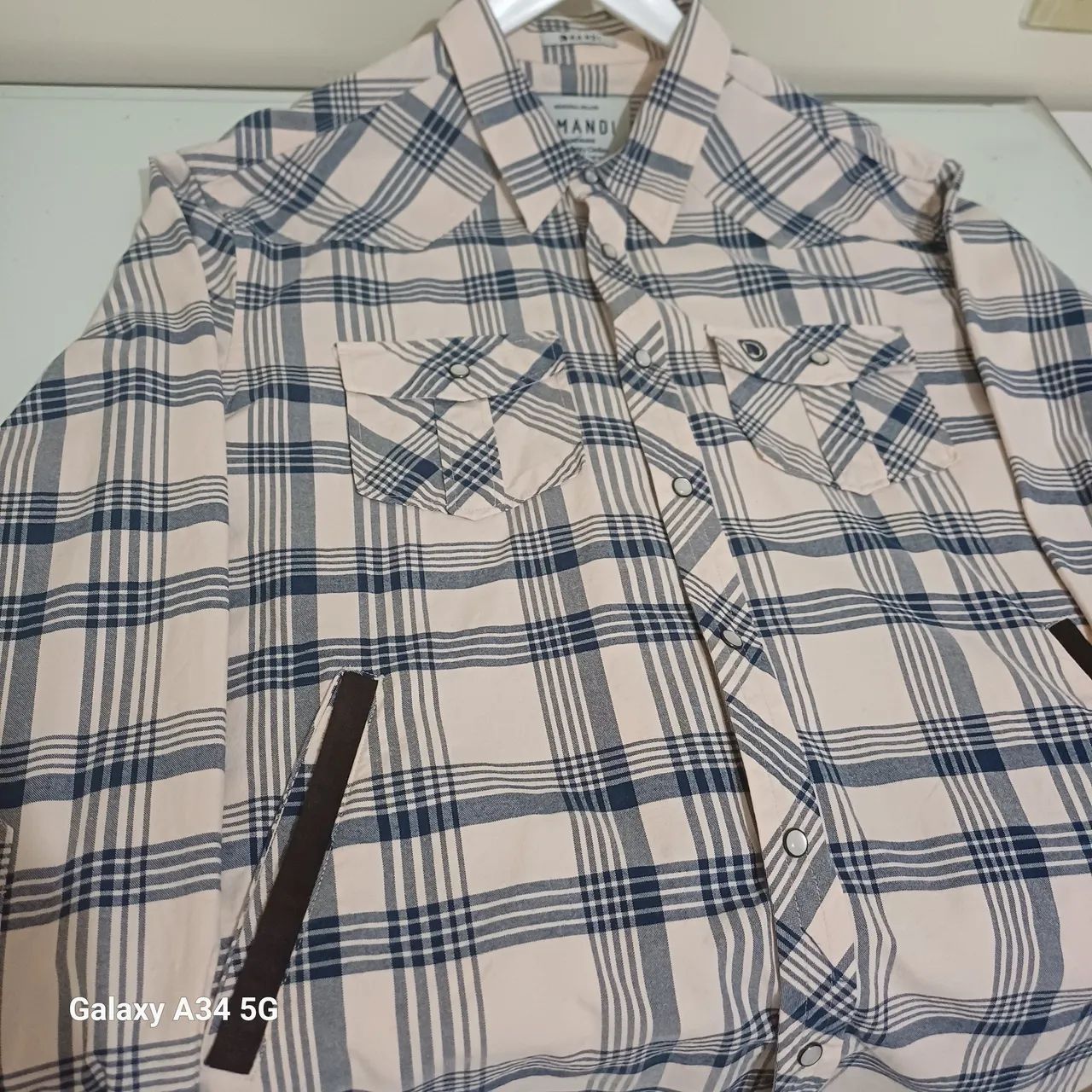 Camisa xadrez MANDI - Original  - Foto 3