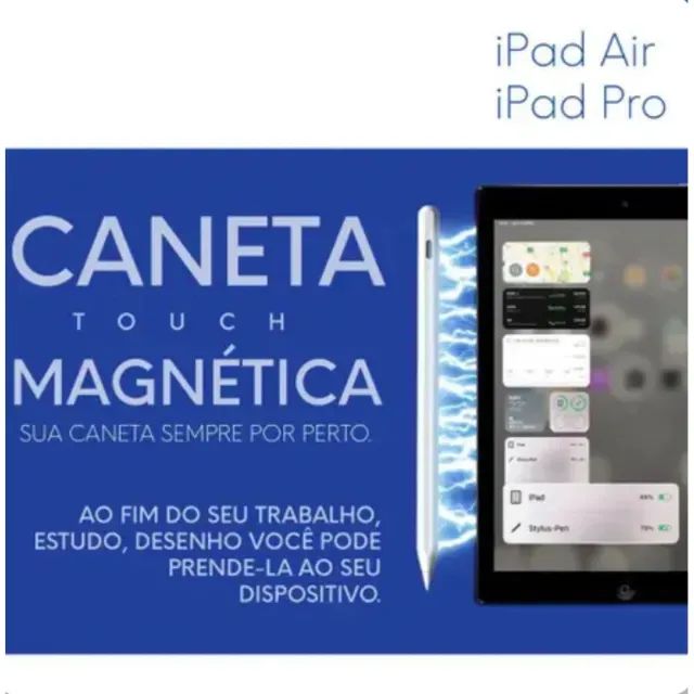 Caneta Touch Screen Tomate MIP-007 Ponta Fina Magnética IOS - Foto 4