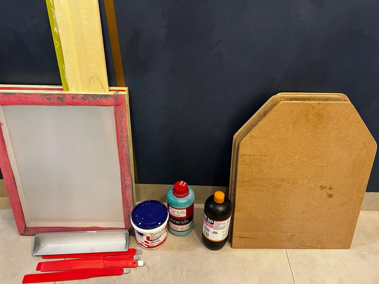Itens para serigrafia 