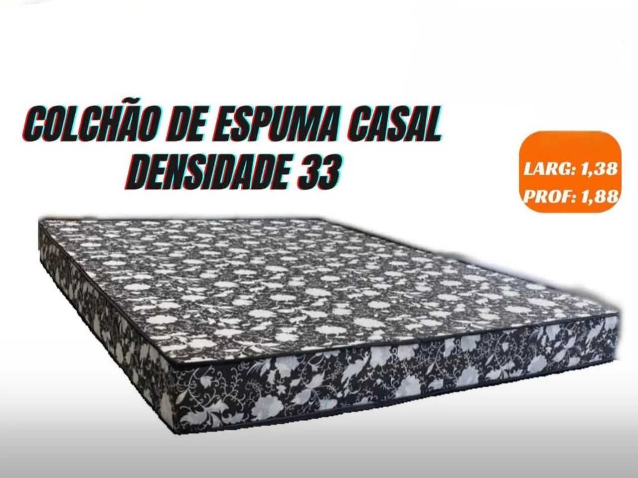 Colchão Novo Solteiro Espuma Temos Casal Molas  - Foto 5