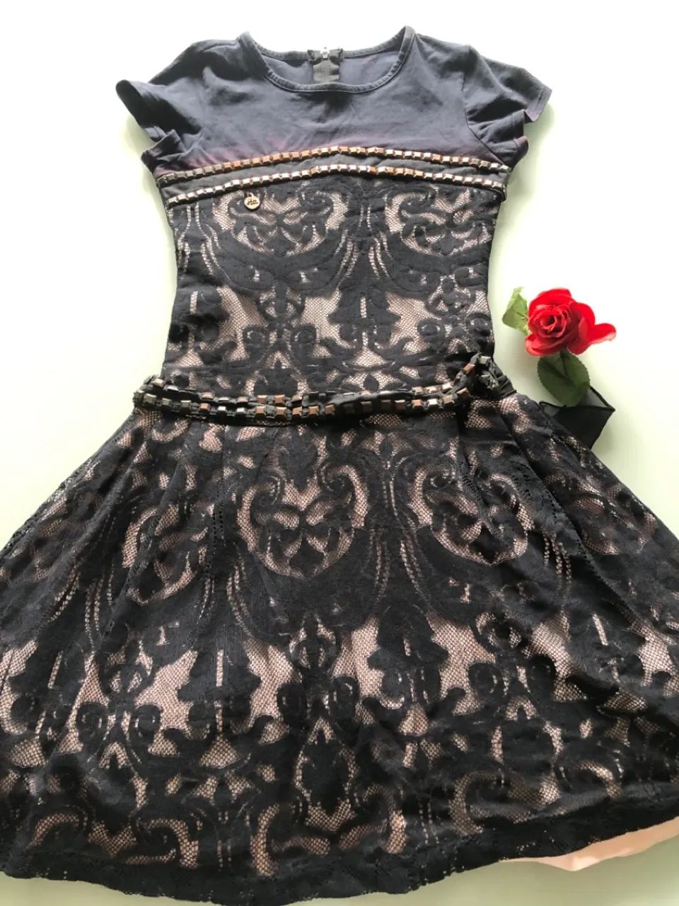 Vestido AnjoD?Agua tamanho 14 anos  - Foto 2
