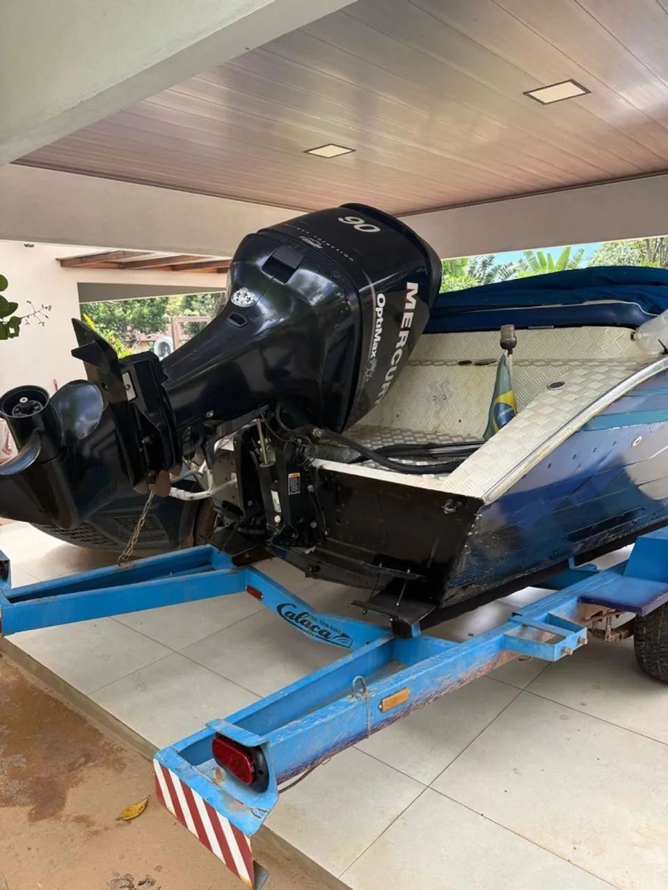 Lancha calaça 90hp  - Foto 2