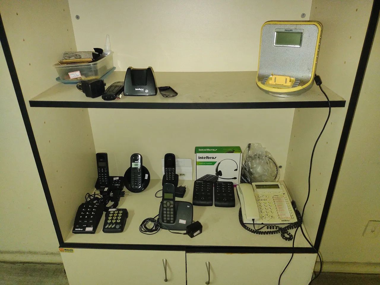 Telefones fixos, com ou sem fio, vários, completos, bom estado. - Foto 3