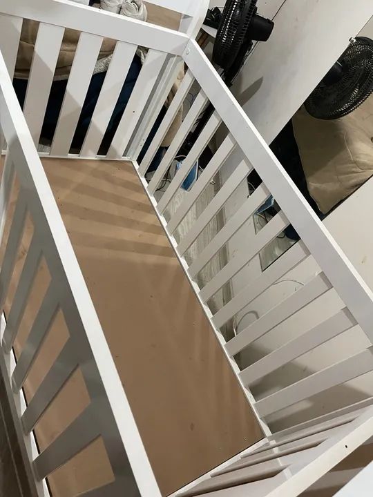 Berço de bebê branco  - Foto 4