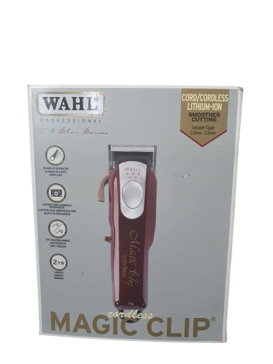 Maquina Cortar Cabelo Wahl Magic Clip Cordless Profissional
